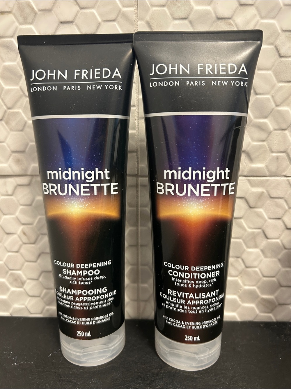 NEW 🆕 John Frieda Midnight Brunette Colour Deepening Shampoo & Conditioner